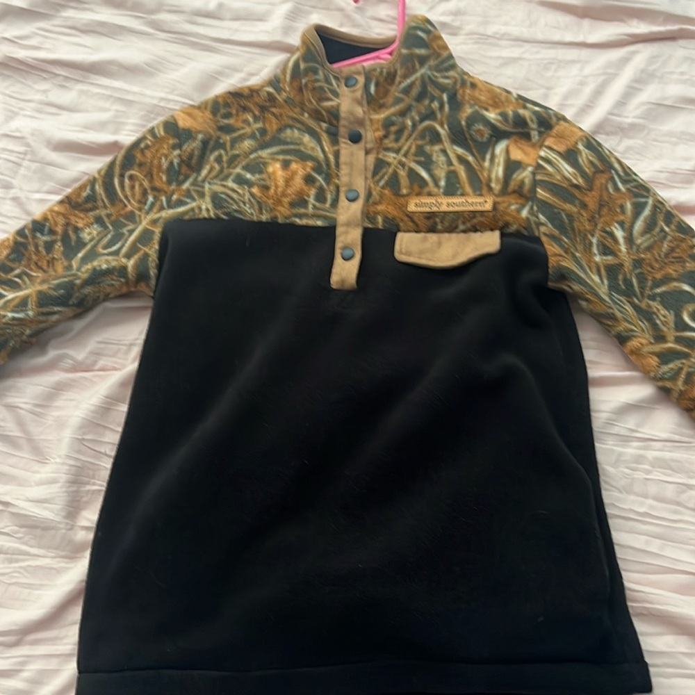 Youth Simply Fleece Camo - Simply Southern